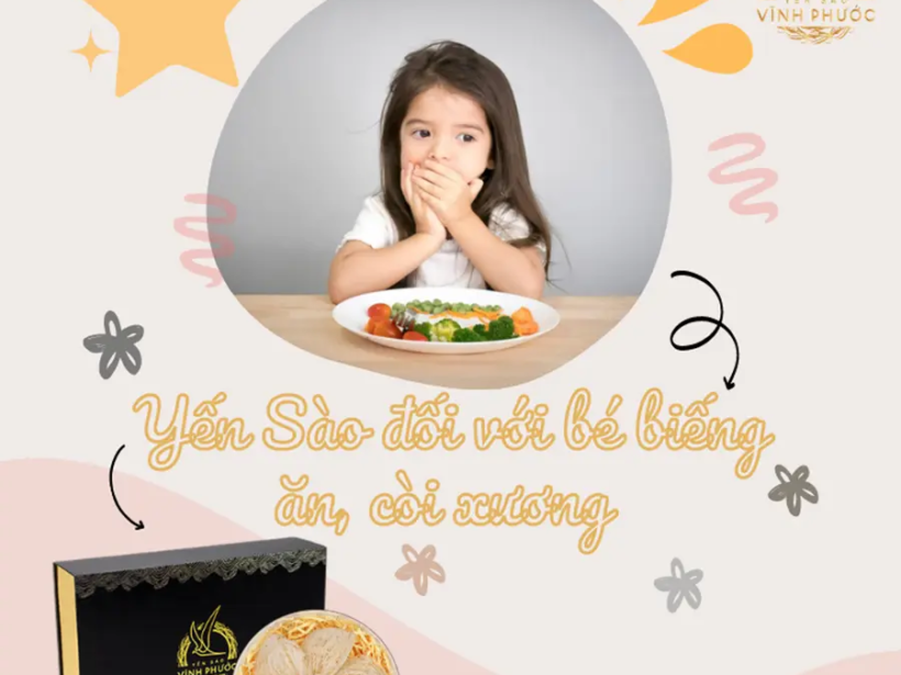 Yến sào đối với bé biếng ăn còi xương-Yensaovinhphuoc.vn