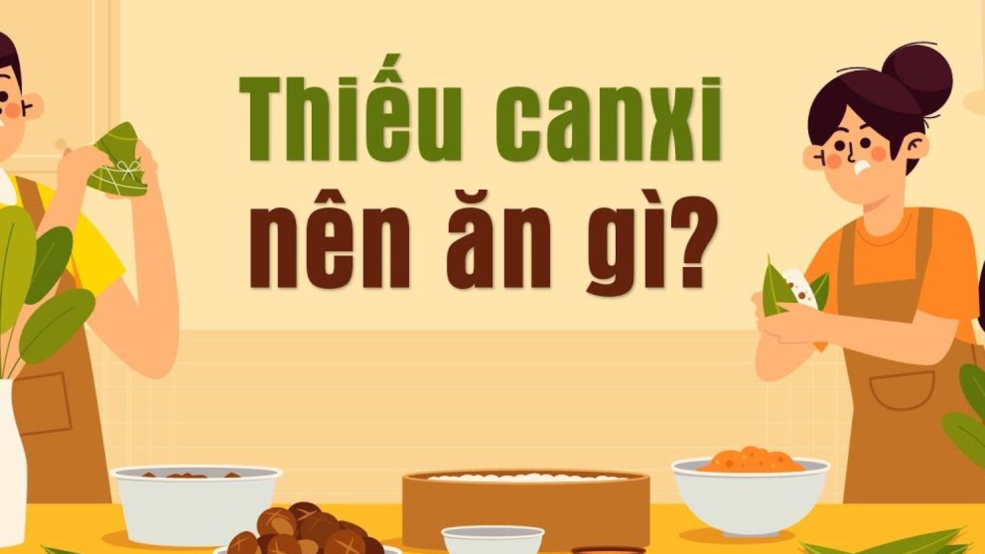 thực phẩm nên bổ sung khi thiếu canxi - yensaovinhphuoc.vn