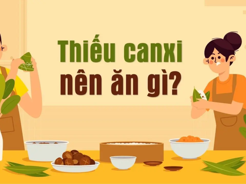 thực phẩm nên bổ sung khi thiếu canxi - yensaovinhphuoc.vn